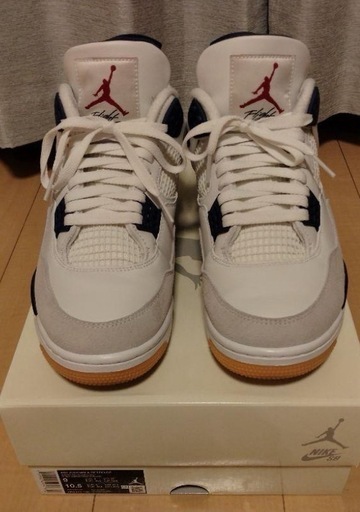 値下げ‼️ナイキ Nike SB Air Jordan 4 Summit White Navy値下げ‼️