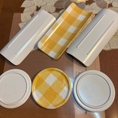 コースター&おしぼりプレート新品の画像