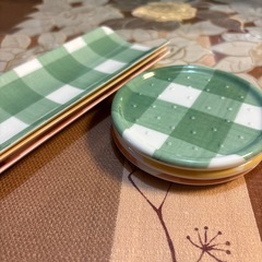 コースター&おしぼりプレート新品の画像