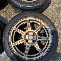 ホンダ　フィット　外し　ダウンヒルスペシャル　16インチ　 195/55R16.  PCD100 の画像