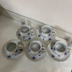 カップ　ソーサー　5脚セット　の画像