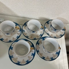 カップ　ソーサー　5脚セットの画像