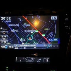 【プリウスα 前期専用】ALPINE 9インチ BIGX ナビ EX009V-PRA アンテナ・付属品完備 の画像