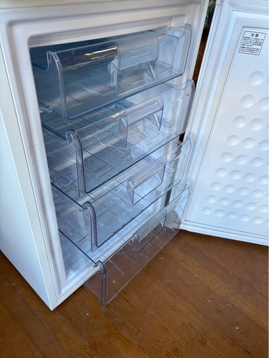 I0302 IRIS OHYAMA アイリスオーヤマ 85L 2022年 1ドア冷凍庫 天板穴