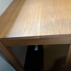 無印良品デスクと椅子の画像