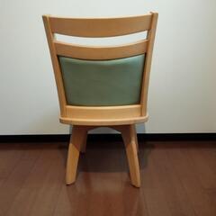 ３６０度回転食卓椅子３点セットの画像