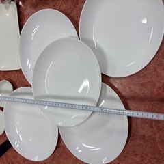 GY0905 無地食器　まとめ売り　パン祭り　カップ　平皿　小皿　中皿の画像