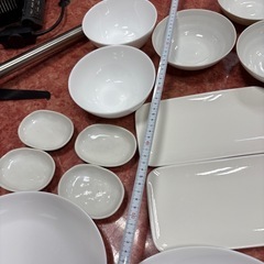 GY0905 無地食器　まとめ売り　パン祭り　カップ　平皿　小皿　中皿の画像