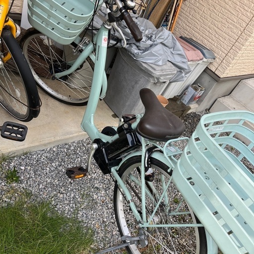 ブリジストン電動自転車ミントグリーン