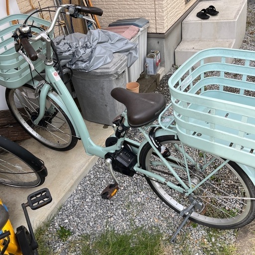 ブリジストン電動自転車ミントグリーン