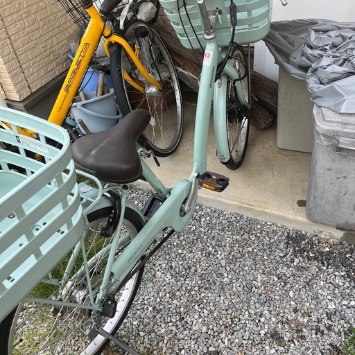 ブリジストン電動自転車ミントグリーン
