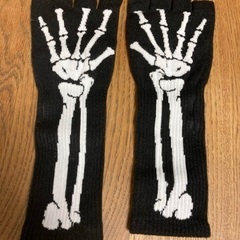 ハロウィン　コスチューム　ドクロ2点セットの画像