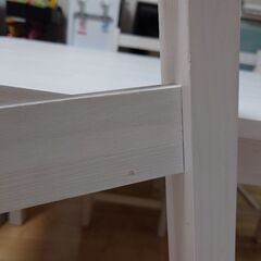 【美品】ニトリ　ダイニングセット　天然木パイン食卓5点セットの画像