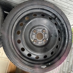 16インチ 鉄チン pcd100  軽用 の画像