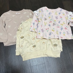 90cm 95cm 女の子 トレーナー6点セットの画像