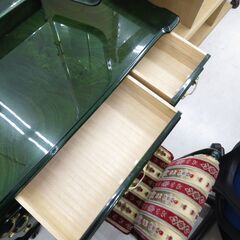 北海道 千歳市/恵庭市 近郊配送 アンティーク調 猫脚ドレッサー 鏡台 椅子付き 店頭でのお受渡し大歓迎の画像