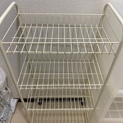 無印良品棚　カートの画像