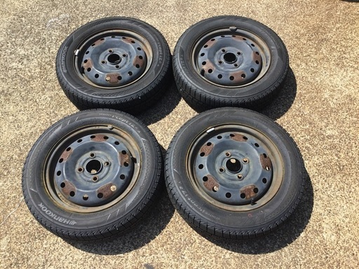 155/65R13 鉄ホイール付スタッドレスタイヤ 4本セット