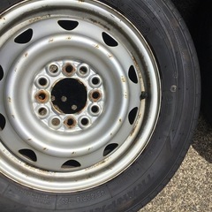 145/80R13 鉄ホイール付スタッドレスタイヤ 4本セットの画像