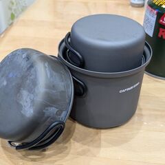 キャプテンスタッグ アルミクッカー 2サイズセット(中古)の画像