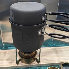 キャプテンスタッグ アルミクッカー 2サイズセット(中古)の画像