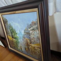 決まりました)　　油絵　作家者　片付け中の為突然の削除ございます！の画像