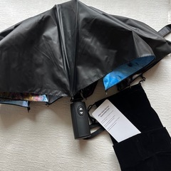 【新品】ワンプッシュ傘　景色傘　遮光　コンパクト傘 折りたたみ傘 自動開閉傘 ワンプッシュ傘 軽量傘 防風傘 防水傘 日傘 UVカット 旅行用傘 バッグに入る傘 レディース傘　ギフト用傘 の画像