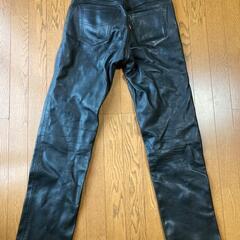 良品 エアロレザー AERO LEATHER レザーパンツ ホースハイド FQHH 革パン 皮パン 馬革 バイカー ハーレー ショット ルイスレザー ラングリッツレザーの画像