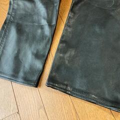 良品 エアロレザー AERO LEATHER レザーパンツ ホースハイド FQHH 革パン 皮パン 馬革 バイカー ハーレー ショット ルイスレザー ラングリッツレザーの画像