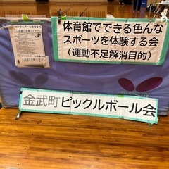 9/16 金武町屋嘉公民館でピックルボール一緒にやりましょ…