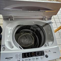 ハイセンス 5.5kg 洗濯機 2024年式の画像