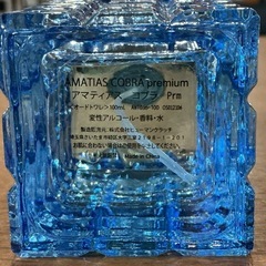 香水🩵 AMATIAS COBRA premium フタなし💦 アマティアス コブラ 内容量100ml オードトワレ ほぼ未使用品❗️ 青の画像