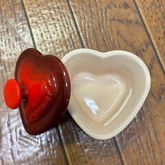 〈中古品〉ルクルーゼ　ラムカン・ダムール（レッド）※箱なしの画像