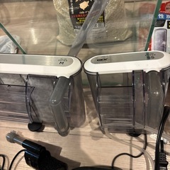 水槽 底砂 ヒーター ライト フィルターなど セットの画像