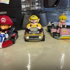 マリオカート　フィギュア　プルバックカーの画像