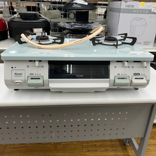 リユースのサカイ東金店 Rinnai ガステーブル 19年製 都市ガス用 TJ14435