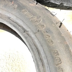完売御礼　未使用　原付タイヤ　チューブレス　 １本の価格です　室内保管でした。の画像