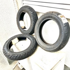 完売御礼　未使用　原付タイヤ　チューブレス　 １本の価格です　室内保管でした。の画像