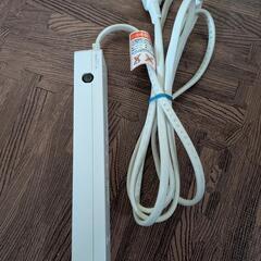 エルパ　スイッチ付きタップ　コンセント　延長コード　2m　4個口　の画像