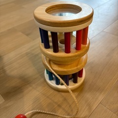 木製おもちゃ　カラフルラトルの画像