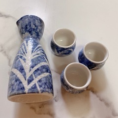 酒器 徳利 美濃焼 青淡雪芦 1号の画像