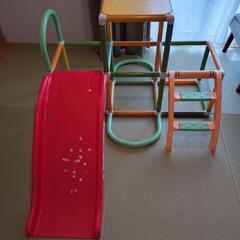 室内ジャングルジム　滑り台つき