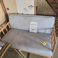 再募集！2~3人掛け　ソファー　ナチュラルの画像