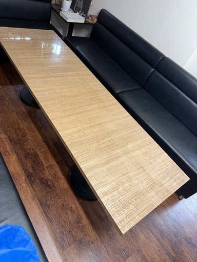 【希少】2m超え❗️1枚物の金木目のテーブル❗️【美品】