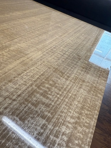【希少】2m超え❗️1枚物の金木目のテーブル❗️【美品】