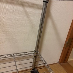 スチールラック　衣類収納　メタルユニットラック ワードローブ 3段 幅90 の画像