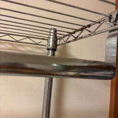 スチールラック　衣類収納　メタルユニットラック ワードローブ 3段 幅90 の画像