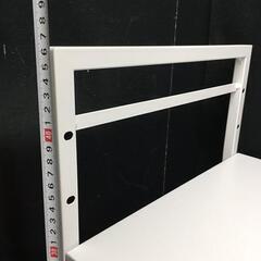 【リサイクルストアスターズ吉野店】【美品・保管品】レンジ上ラック ３段 キッチンラック 伸縮 ホワイトカラーの画像