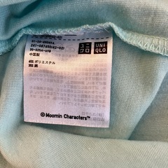 K2509-035 UT UNIQLO MOOMIN Tシャツ レディース Mサイズ 毛玉汚れ有りの画像