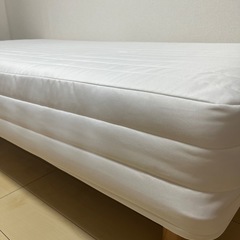 無印良品　脚付きマットレス　高密度ポケットコイル　シングル　ベッドの画像